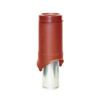 Выход вентиляции Krovent (Кровент) Pipe-VT 150 (Красный) /1 шт/