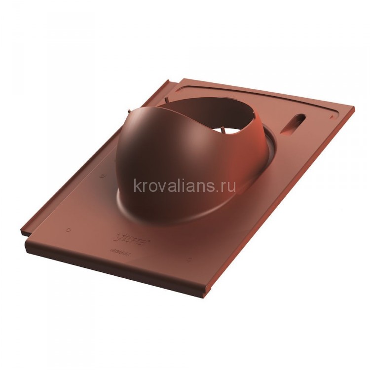 Vilpe (Вилпе) EVO 2К проходной элемент для черепичной кровли (Красный) /1 шт/