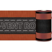 DELTA VENT ROLL вент. рулон для конька и хребта 310мм черный