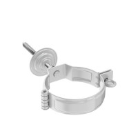 AS PUrus 150/100 Хомут трубы с комплектом крепления RAL 9003 20 шт/уп