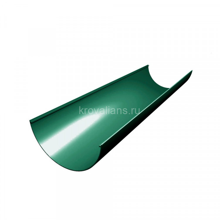 GL Standart 120/87 Желоб английский ПВХ Grand Line 3м зелёный (RAL 6005) (10 шт./уп.)