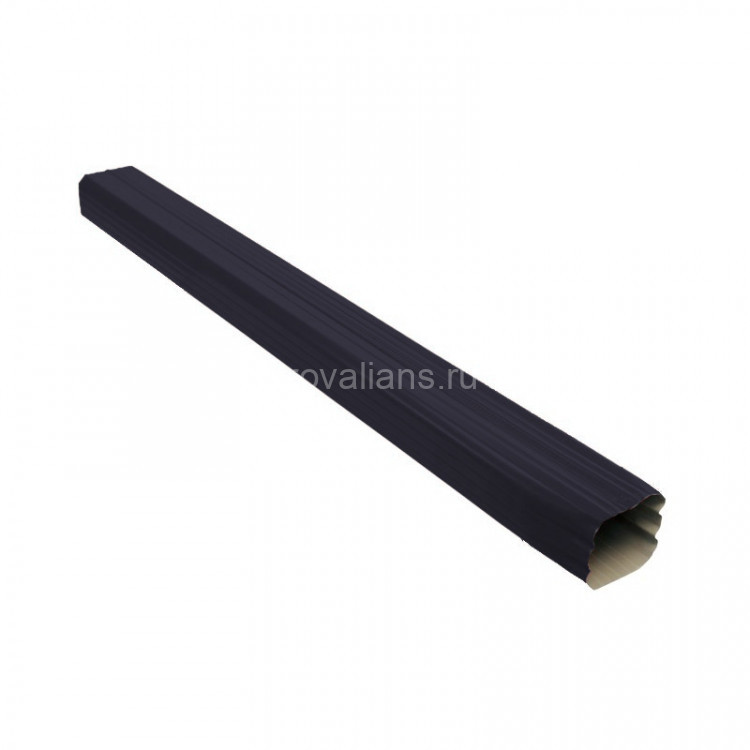 Vortex 127/102 Труба прямоугольная 1м RAL 7024