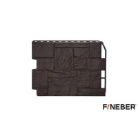 FineBer Угол наружный к фасайдингу Дачный Доломит темно-коричневый, 14шт/уп