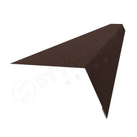 Планка карнизная 2000 Фальц Stynergy (CORUNDUM50Matt-RAL8017-0.5)