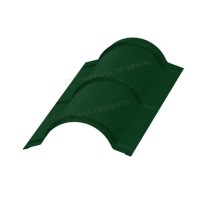 МеталлПрофиль Планка конька круглого R110х2000 (VikingMP E-20-6007-0.5) /1 шт/