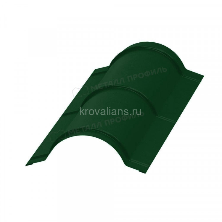 МеталлПрофиль Планка конька круглого R110х2000 (VikingMP E-20-6007-0.5) /1 шт/