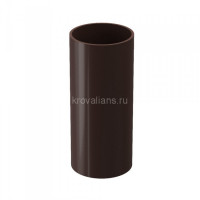 Docke PREMIUM 120/85 мм Труба водосточная 1 м Шоколад 5 шт./уп.