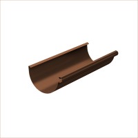 GALECO STAL 152 135/90 Желоб 3м Темно-коричневый 8019 (5шт/уп)