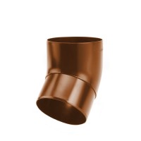 Galeco PVC 152 130/100  Колено 67гр. Шоколад RAL 8017  (35шт/уп)
