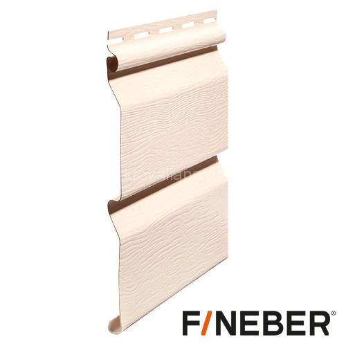 FineBer Сайдинг Standart Classic Color слоновая кость 3,66м (16шт/уп)