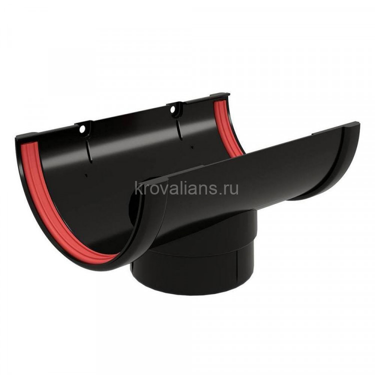 Воронка Дизайн 135 ПВХ GL черный (RAL 9005)