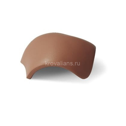 BRAAS Вальмовая черепица Франкфурт коричневый БЕЗ ЗАЖИМА 14 шт/паллет