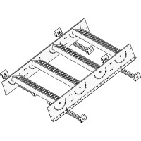 Лестница-Крыльцо ROOFsystems PRESTIGE ZN 485/1,2м NEXT Фальц RAL 8017
