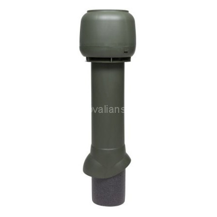 Vilpe (Вилпе) Вентиляционный выход 125/160/700 с колпаком (Зеленый) /1 шт/