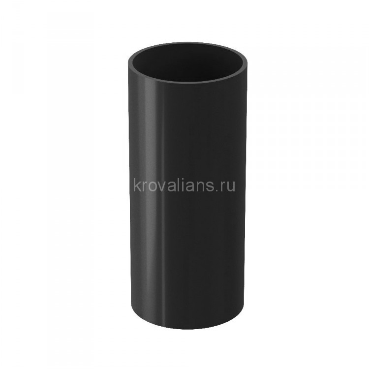 Docke PREMIUM 120/85 мм Труба водосточная 1 м Графит 5 шт./уп.