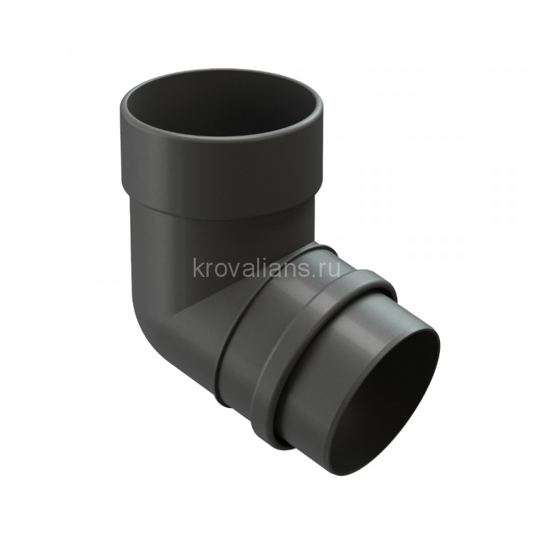 Docke LUX 140/100 мм Колено 72 Графит