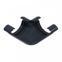 GLC PVC 152/100 Спец. угол желоба менее 90 гр 152 мм, RAL 7024 серый графит