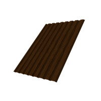 Профнастил С20В 0,45 Print Twincolor Choco Wood
