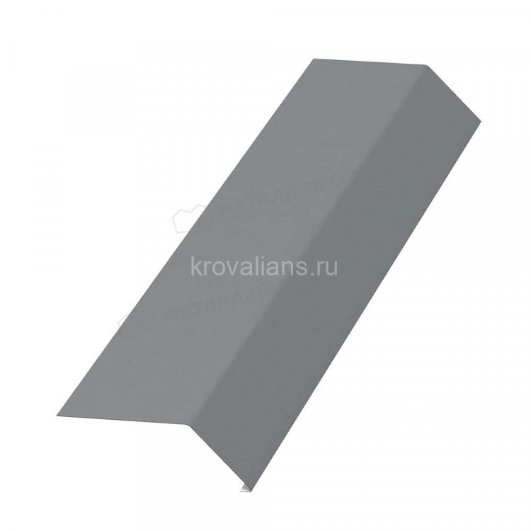 МеталлПрофиль Планка карнизная 100х69х2000 NormanMP (Полиэстер-01-7004-0.5) /1 шт/