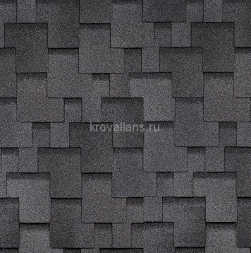 Гибкая черепица Шинглас (Shinglas) Финская Аккорд (Серый) /1 кв.м/