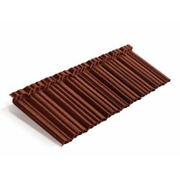 Композитная черепица Metrotile (Метротайл) MetroShake II (Кирпичный) /лист/