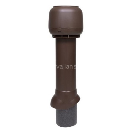 Vilpe (Вилпе) Вентиляционный выход 125/160/700 с колпаком (Коричневый) /1 шт/