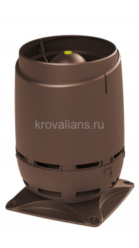 FLOW 125S  вентиляционный  выход + основание 250х250 коричневый