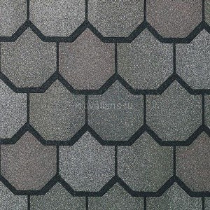 Гибкая черепица CertainTeed (Сертантид) CARRIAGE HOUSE (Colonial Slate) /1 кв.м/