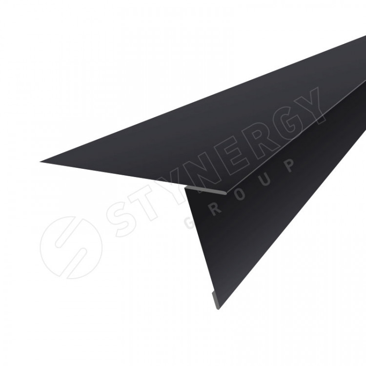 Планка карнизная 2000 Фальц Stynergy (CORUNDUM50Matt-RAL9005-0.5) Планка карнизная 2000 Фальц Stynergy (CORUNDUM50Matt-RAL9005-0.5)