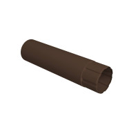 Vortex Mix 130/90 Труба круглая Ø90 1 м PE RAL 8017 шоколад