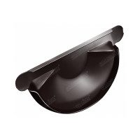 Optima 125/90 Заглушка торцевая универсальная, 125мм RAL 8017 шоколад