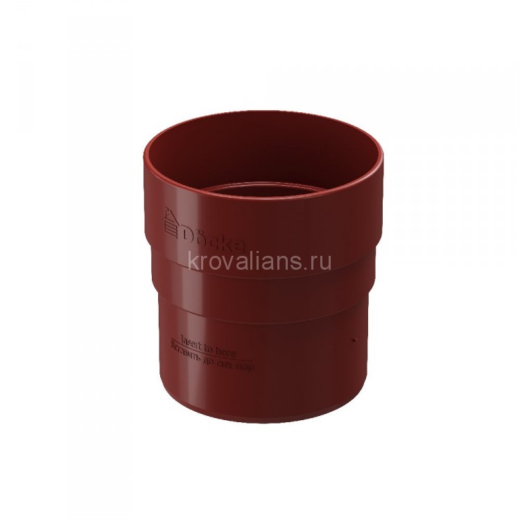 Docke STANDARD Муфта соединительная Красный (RAL 3005) 90 шт./уп.