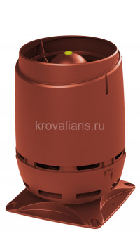 FLOW 125S вентиляционный выход + основание 250x250 красный