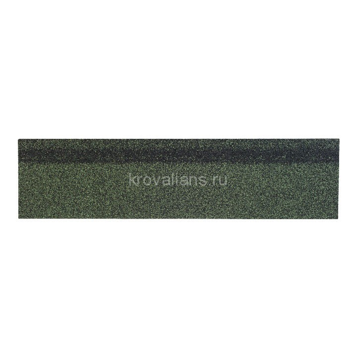Конек/Карниз Шинглас (Shinglas) 12х0,3/20х0,25 (Зеленый) /1 уп/