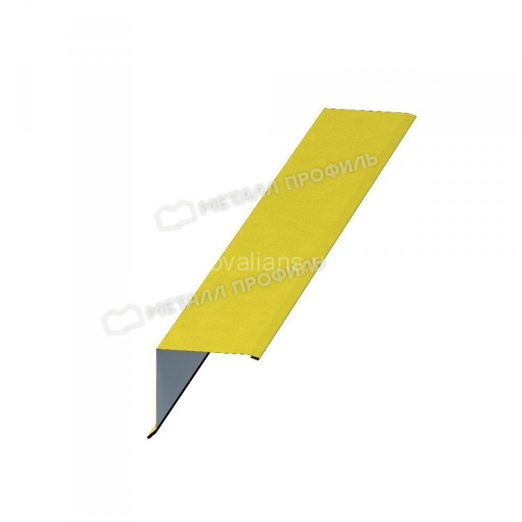 МеталлПрофиль Планка торцевая 95х120х2000 (Полиэстер-01-1018-0.5) /1 шт/