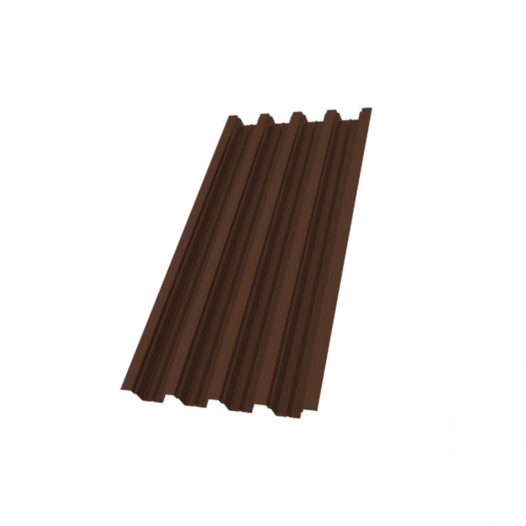 Профнастил Н75R 0,7 PE RAL 8017 шоколад
