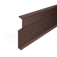 Планка примыкания в накладку 22х22х42х2000 Stynergy (Стинержи) (CORUNDUM50Matt-8017-0.5) /1 шт/
