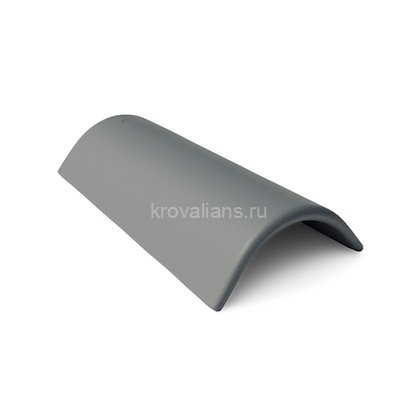 BRAAS Коньковая черепица Франк/Таунус графит БЕЗ ЗАЖИМА, 34 шт /паллет
