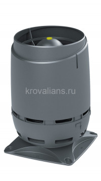 FLOW 125S вентиляционный выход + основание 250x250 серый