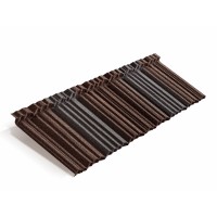 Композитная черепица Metrotile (Метротайл) MetroShake II (Кофейно-Серый) /лист/