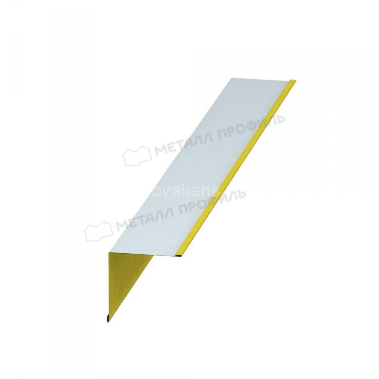 МеталлПрофиль Планка угла внутреннего 115х115х2000 (Полиэстер-01-1018-0.5) /1 шт/