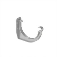 Galeco PVC 152 130/100 Кронштейн короткий Сталь Белый RAL 9010 (20шт/уп)