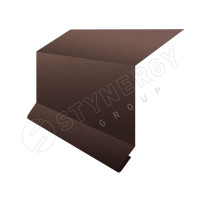 Планка примыкания в штробу 15х33х20х2000 Stynergy (Стинержи) (CORUNDUM50Matt-8017-0.5) /1 шт/