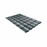 Металлочерепица Grand Line (Гранд Лайн) кредо 0,5 Satin RAL 7016 /1 кв.м./