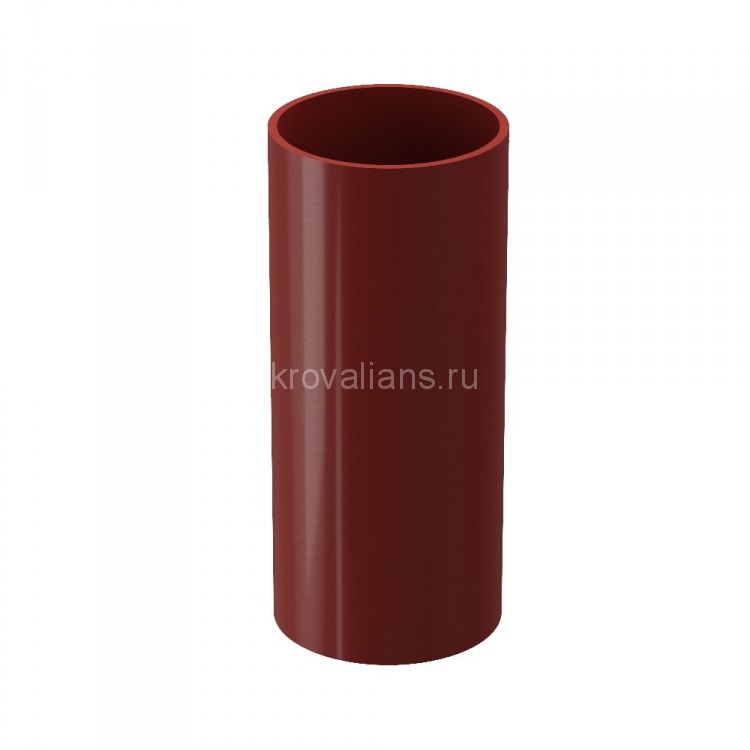 Docke STANDARD Труба водосточная 1 м Красный (RAL 3005) 5 шт./уп.