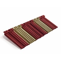 Композитная черепица Metrotile (Метротайл) MetroShake II (Красно-Желтый) /лист/