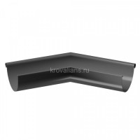 Docke STAL PREMIUM 125/90 мм Угол внешний  135 гр Графит RAL7024 4шт/упак