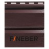 FineBer Сайдинг Standart Extra Acrylic темный дуб 3,66м (16шт/уп)