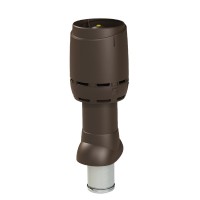 Vilpe FLOW Вентиляционный выход 125/160/500 с колпаком Коричневый