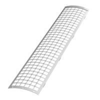 VERAT 125/82 Решетка желоба защитная (0,6 пог.м.), белый